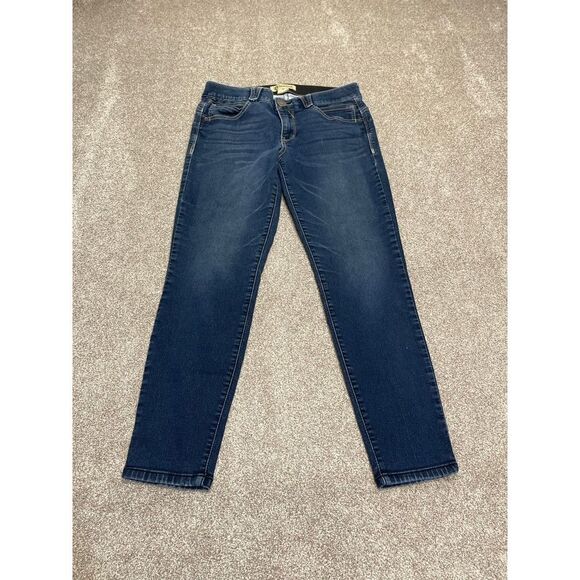 Democracy womens Ab Solution skinny jeans sz 10 9” rise blue jeans stretch denim - Picture 3 of 12
